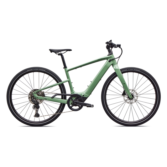 SPECIALIZED Turbo Vado SL 2 4.0 Ebike - GLOSS PISTACHIO / OAK GREEN METALLIC FROST REFLECTIVE