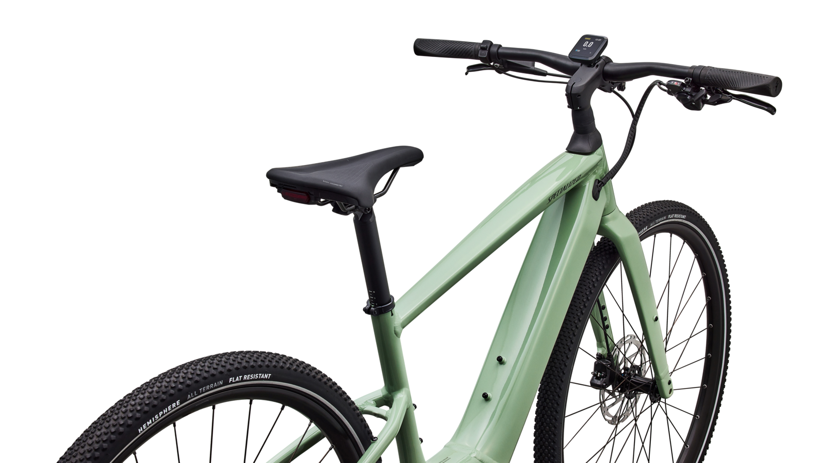 SPECIALIZED Turbo Vado SL 2 4.0 Ebike - GLOSS PISTACHIO / OAK GREEN METALLIC FROST REFLECTIVE