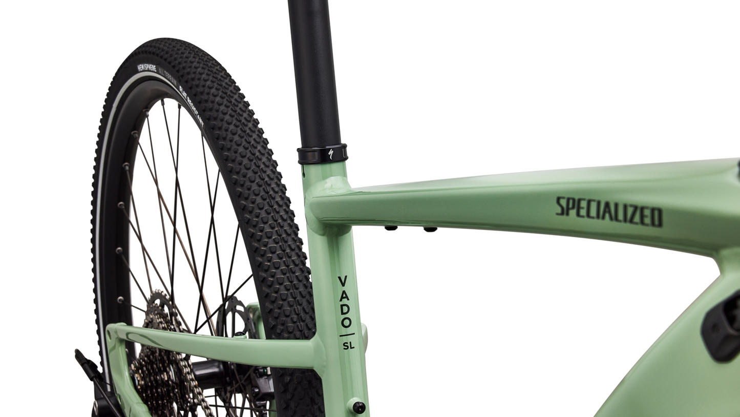 SPECIALIZED Turbo Vado SL 2 4.0 Ebike - GLOSS PISTACHIO / OAK GREEN METALLIC FROST REFLECTIVE