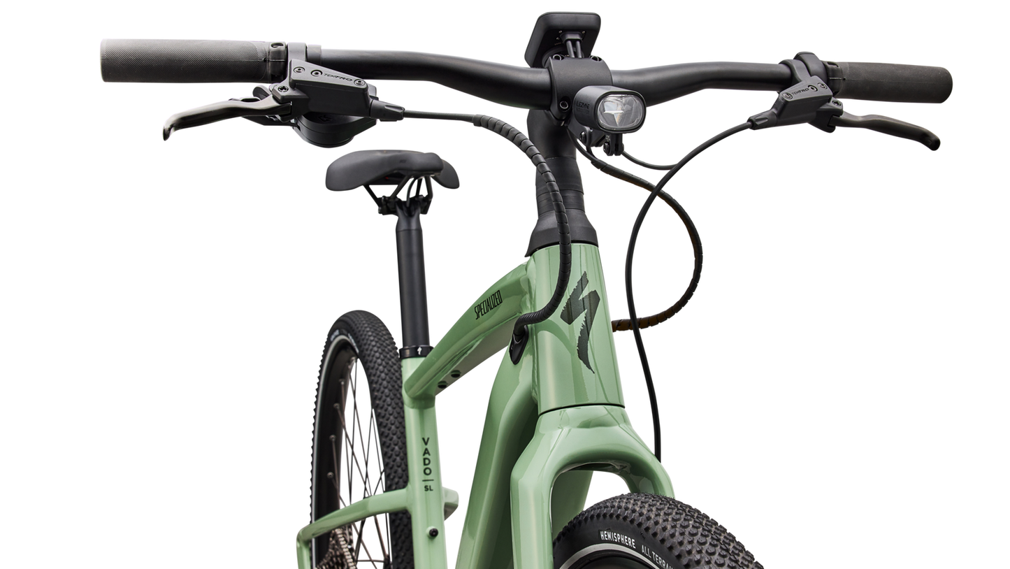 SPECIALIZED Turbo Vado SL 2 4.0 Ebike - GLOSS PISTACHIO / OAK GREEN METALLIC FROST REFLECTIVE