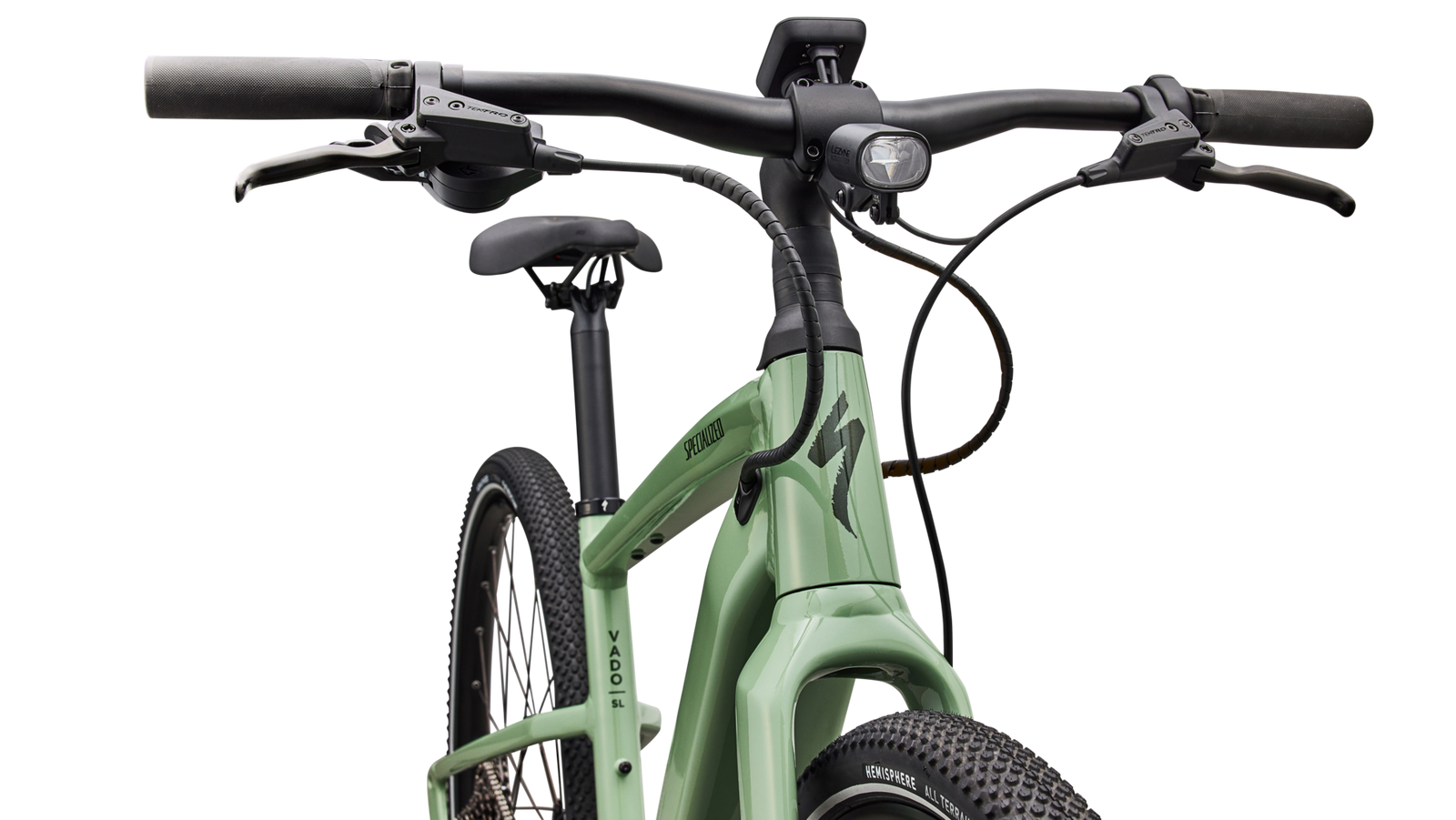 SPECIALIZED Turbo Vado SL 2 4.0 Ebike - GLOSS PISTACHIO / OAK GREEN METALLIC FROST REFLECTIVE