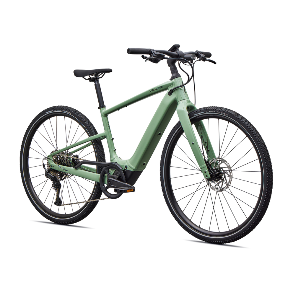 SPECIALIZED Turbo Vado SL 2 4.0 Ebike - GLOSS PISTACHIO / OAK GREEN METALLIC FROST REFLECTIVE