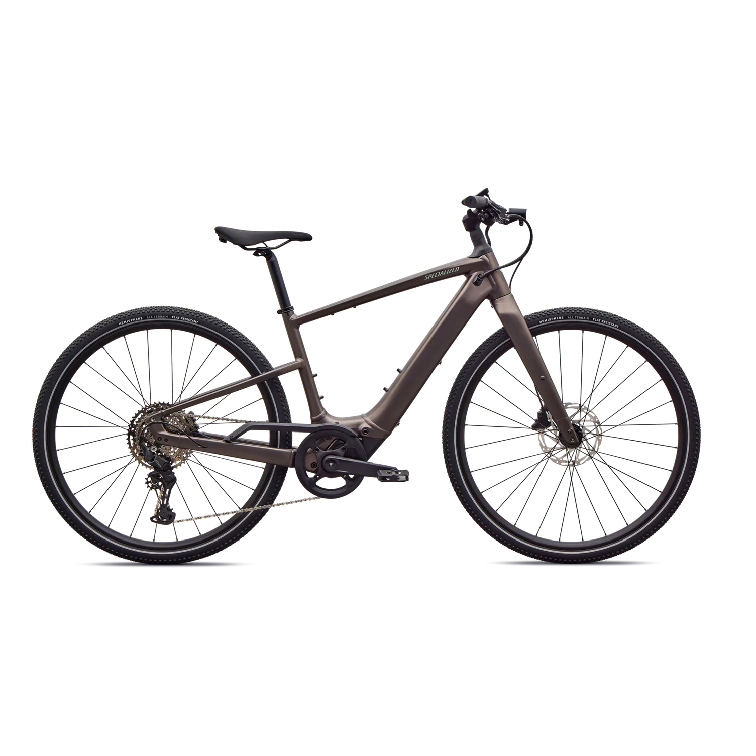 SPECIALIZED Turbo Vado SL 2 4.0 E-Bike - SATIN GUN METAL / AGAVE GREY FROST REFLECTIVE