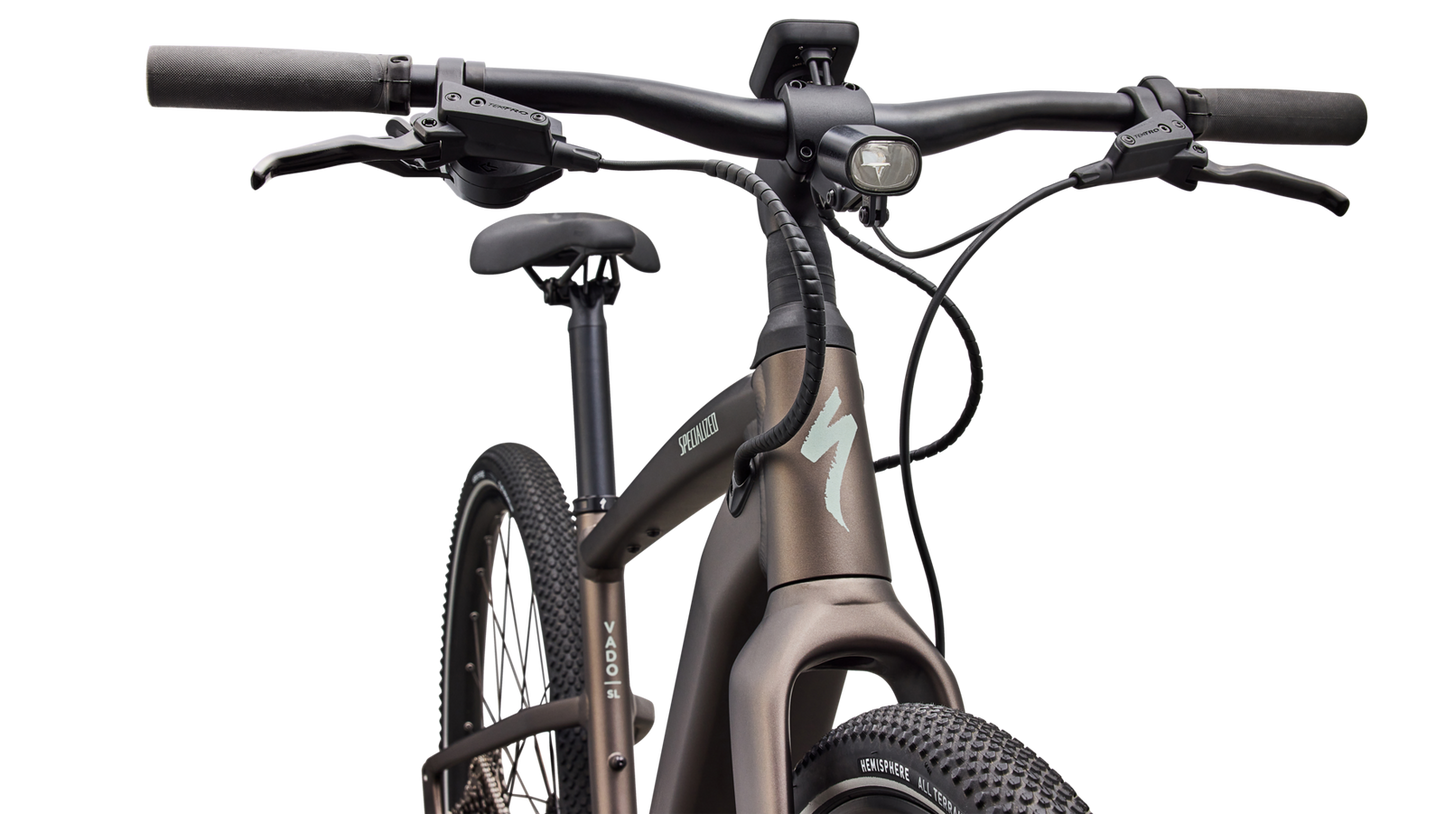 SPECIALIZED Turbo Vado SL 2 4.0 Ebike - SATIN GUN METAL / AGAVE GREY FROST REFLECTIVE