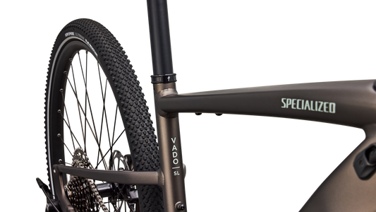 SPECIALIZED Turbo Vado SL 2 4.0 Ebike - SATIN GUN METAL / AGAVE GREY FROST REFLECTIVE