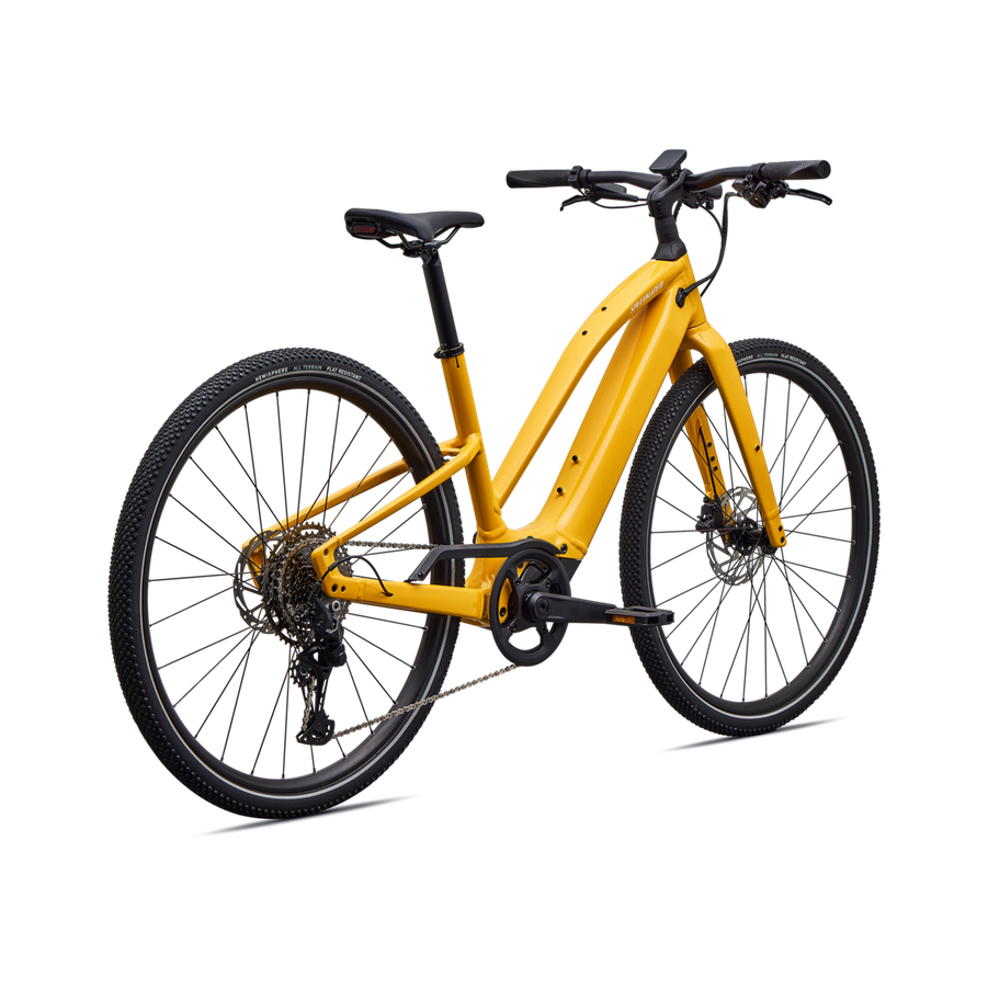 SPECIALIZED Turbo Vado SL 2 4.0 Step Through Ebike - GLOSS BRASSY YELLOW / METALLIC WHITE SILVER FROST REFLECTIVE