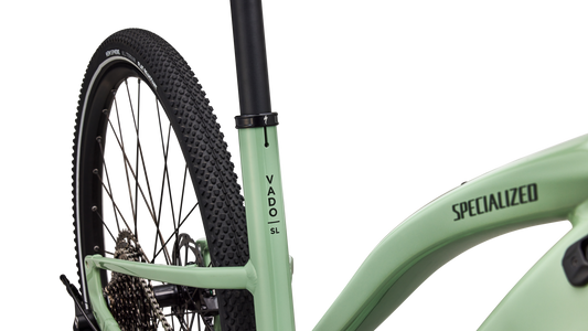 SPECIALIZED Turbo Vado SL 2 4.0 Step Through Ebike - GLOSS PISTACHIO / OAK GREEN METALLIC FROST REFLECTIVE