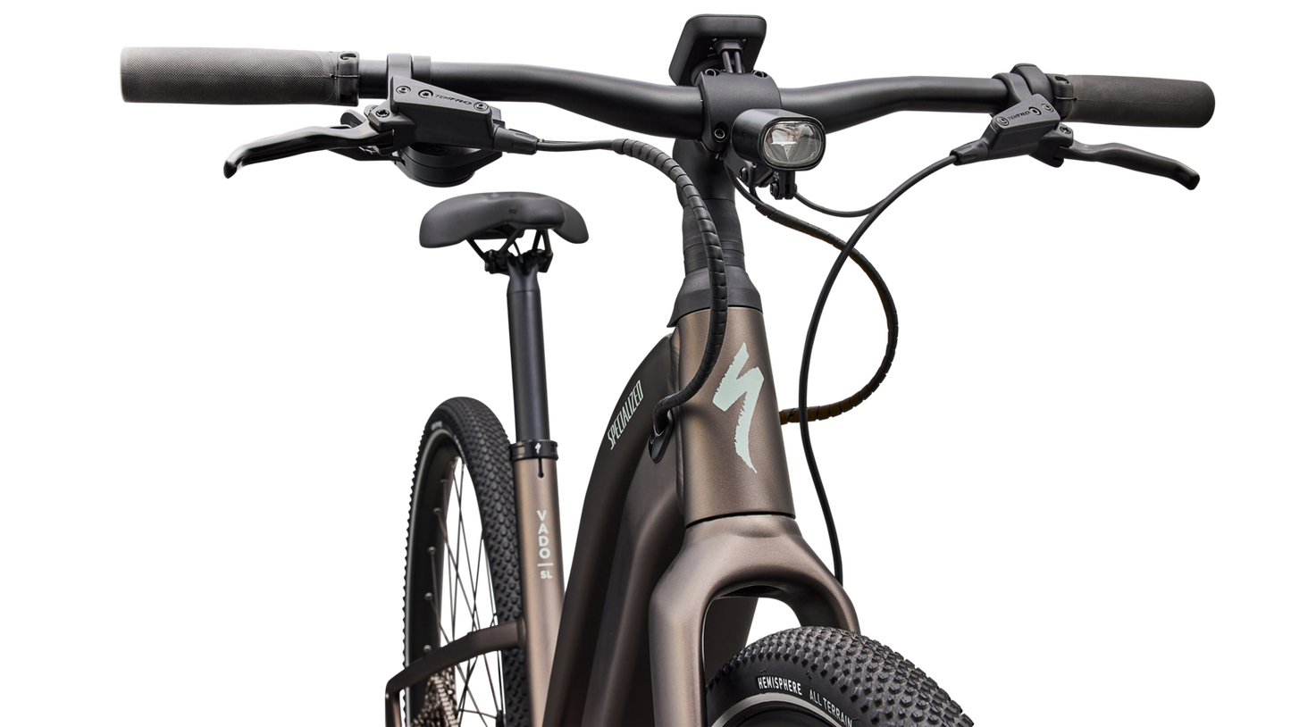 SPECIALIZED Turbo Vado SL 2 4.0 Step Through Ebike - SATIN GUN METAL / AGAVE GREY FROST REFLECTIVE