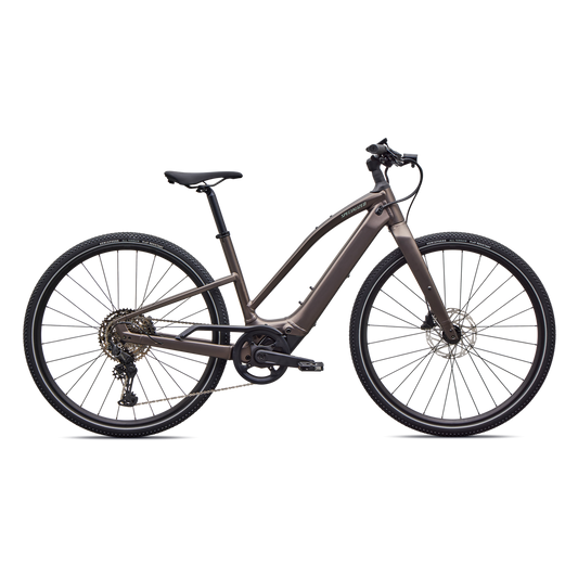 SPECIALIZED Turbo Vado SL 2 4.0 Step Through Ebike - SATIN GUN METAL / AGAVE GREY FROST REFLECTIVE