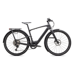 SPECIALIZED Turbo Vado SL 2 6.0 EQ Carbon Ebike - SATIN BLACK SPECKLE OVER CARBON / DOLOMITE METALLIC FROST REFLECTIVE