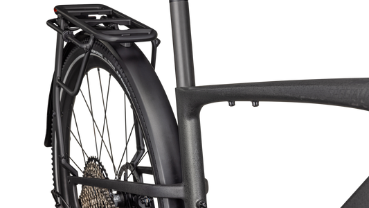 SPECIALIZED Turbo Vado SL 2 6.0 EQ Carbon Ebike - SATIN BLACK SPECKLE OVER CARBON / DOLOMITE METALLIC FROST REFLECTIVE
