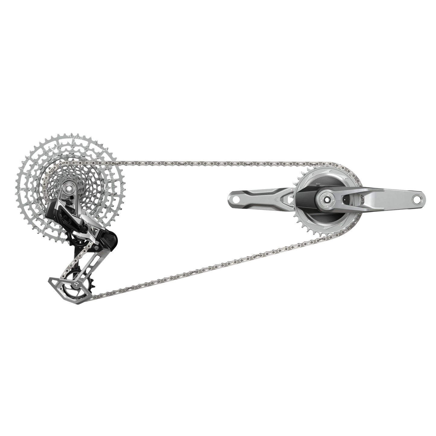 SRAM 1987 EAGLE AXS TTYPE Q174 CL55 DUB MTB WIDE 10/52 - Silver