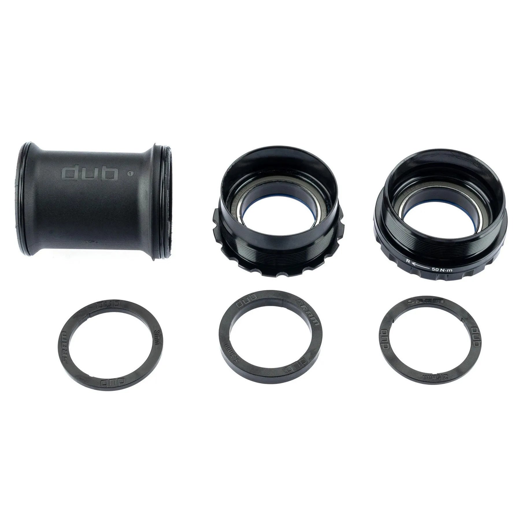 SRAM Bottom Bracket DUB T47 Road wide 77mm - Black