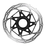 SRAM Centerline X Rotor Centerlock Internal Spline - Silver/Black