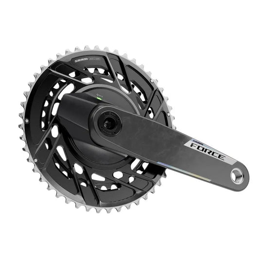 SRAM FORCE E1 AXS Powermeter Crankset 2x12 DUB - Black