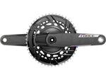 SRAM Force AXS E1 DUB power meter crankset Thread Mount 2x12speed - Silver Rainbow