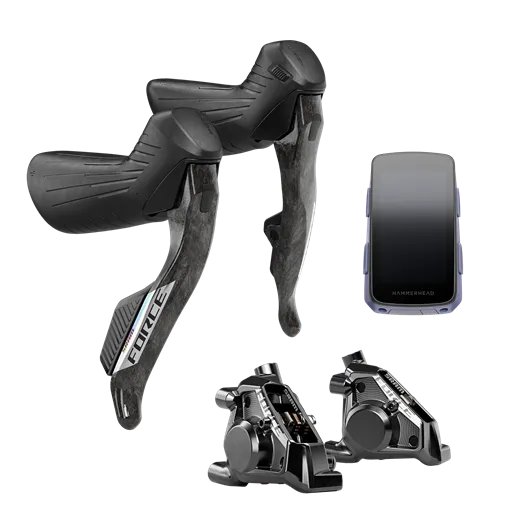 SRAM KIT UPGRADE FORCE ETAP AXS E1 Shifters and brake Callipers with HAMMERHEAD KAROO - Black