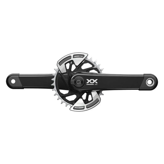 SRAM POWERMETER Crankset XXEAGLE TTYPE Q174 CL55 DUB MTB WIDE BLACK 2 WITH GUARDS 32T - Black
