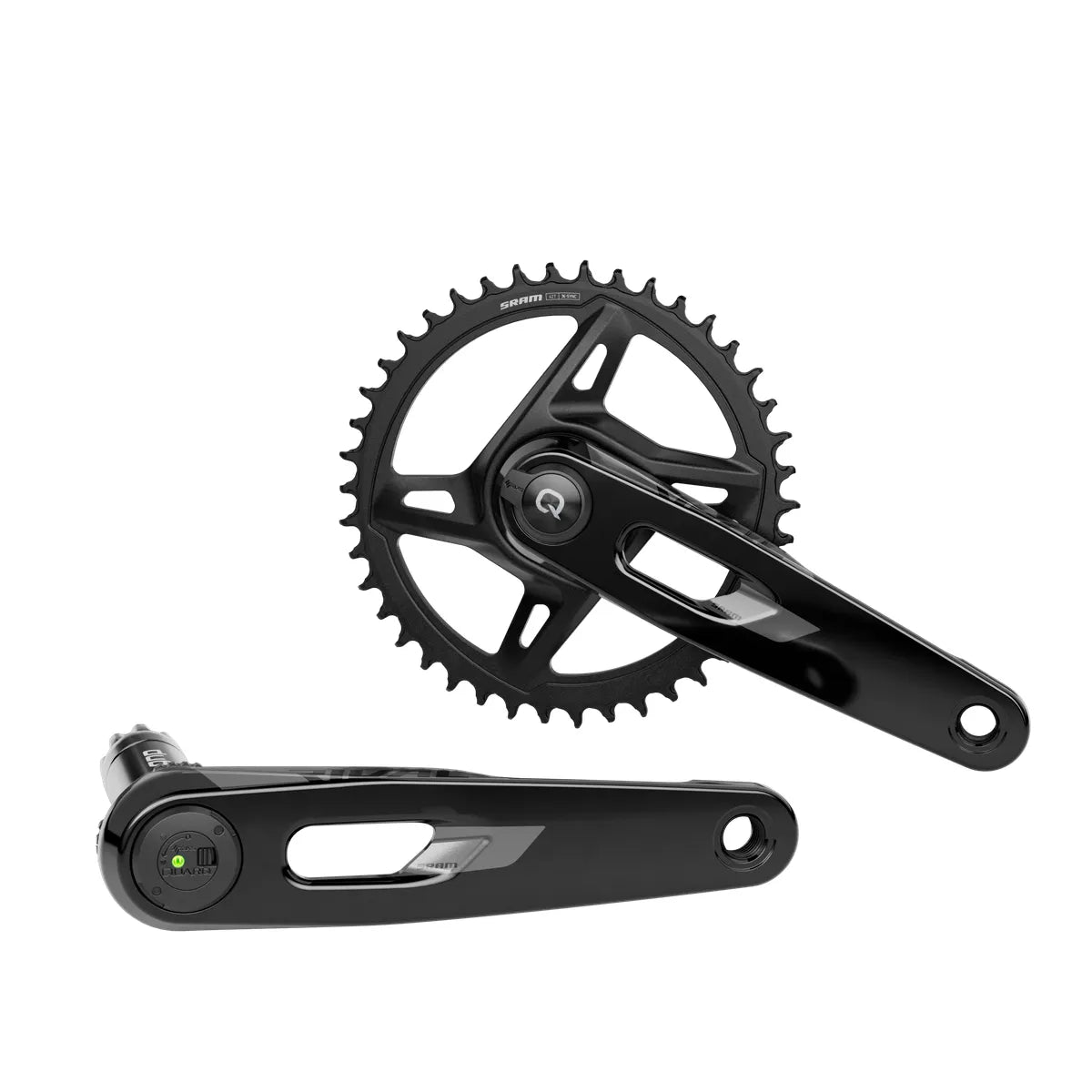 SRAM Rival 1 XPLR AXS E1 DUB Wide Power Meter Crankset - Black