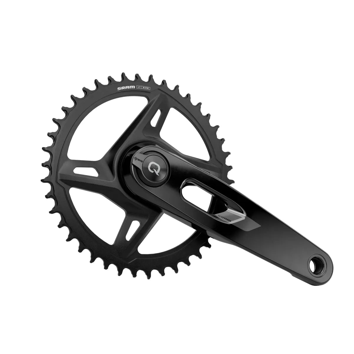 SRAM Rival 1 XPLR AXS E1 DUB Wide Power Meter Crankset - Black