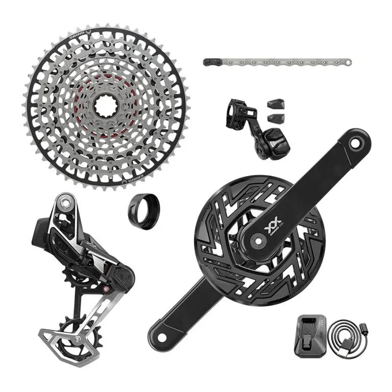 SRAM SRM GRUPO EAGLE AXS XX T TYPE E MTB ISIS 160mm - Silver