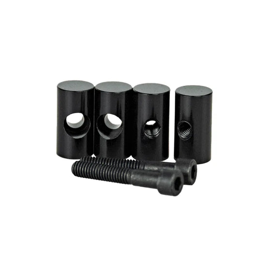 SRM Origin Carbon Look Crank Compression Couplings - Carbon Black