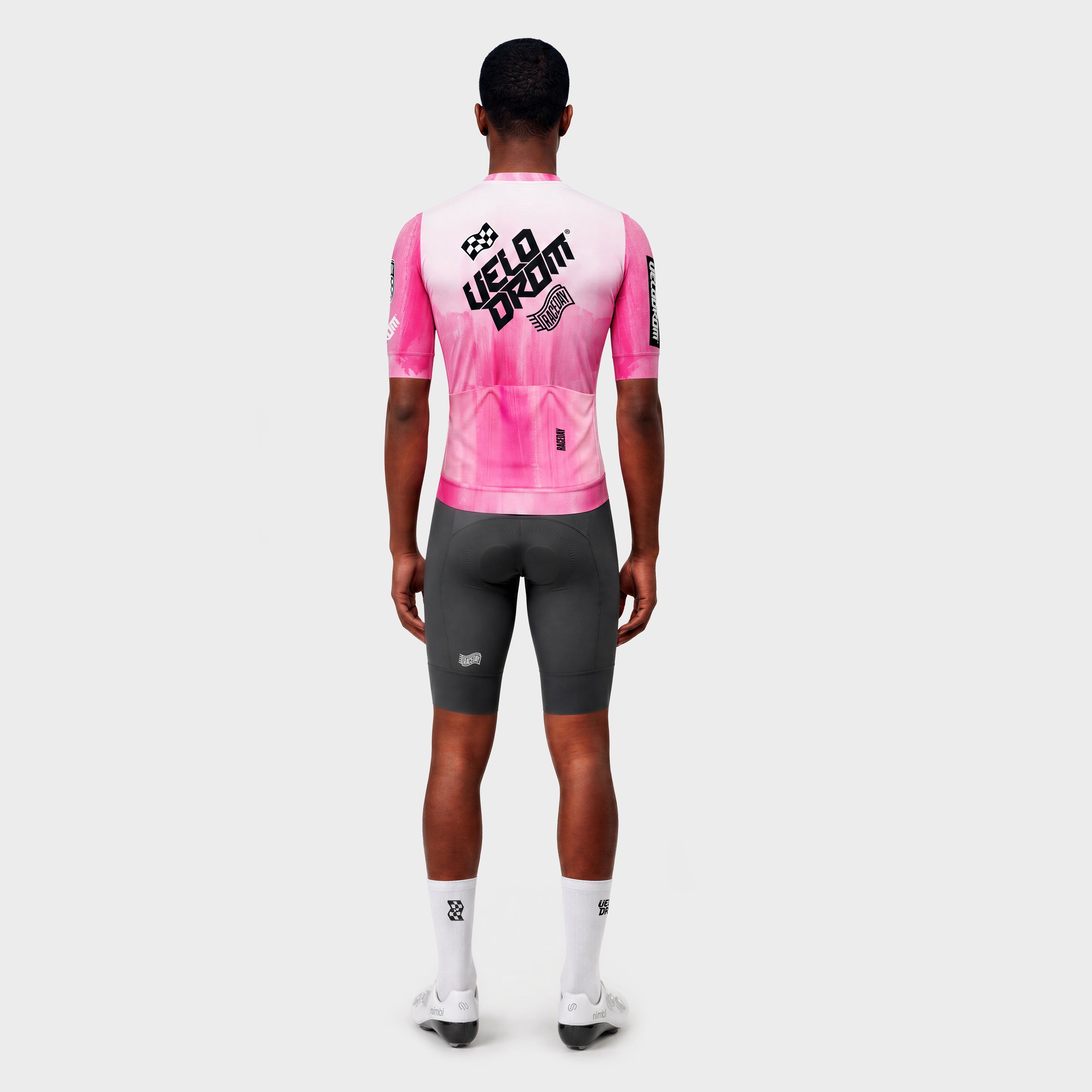 VELODROM Raceday 4.0 Txtr Jersey - Pink/White/Black