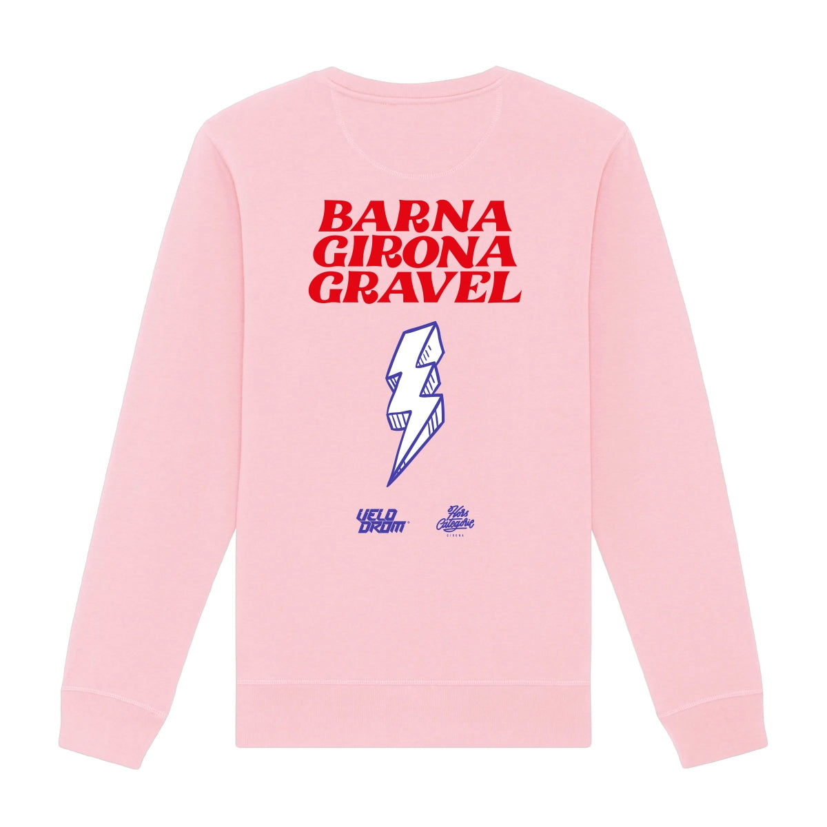 VELODROM Sweatshirt Barna Girona Gravel - Strawberry