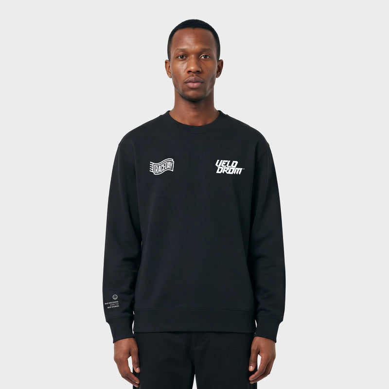 VELODROM Raceday Sweatshirt - Black/White