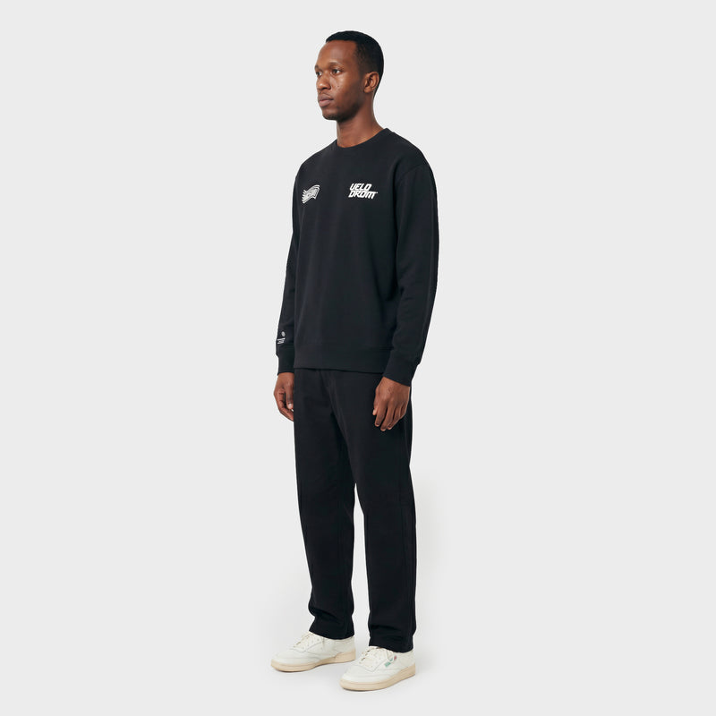 VELODROM Raceday Sweatshirt - Black/White