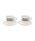 Santini Uci World Champion ESPRESSO Cups - White