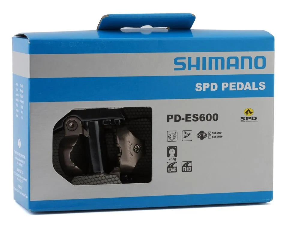 Shimano PEDAL ES600 SPD ROAD - BLACK