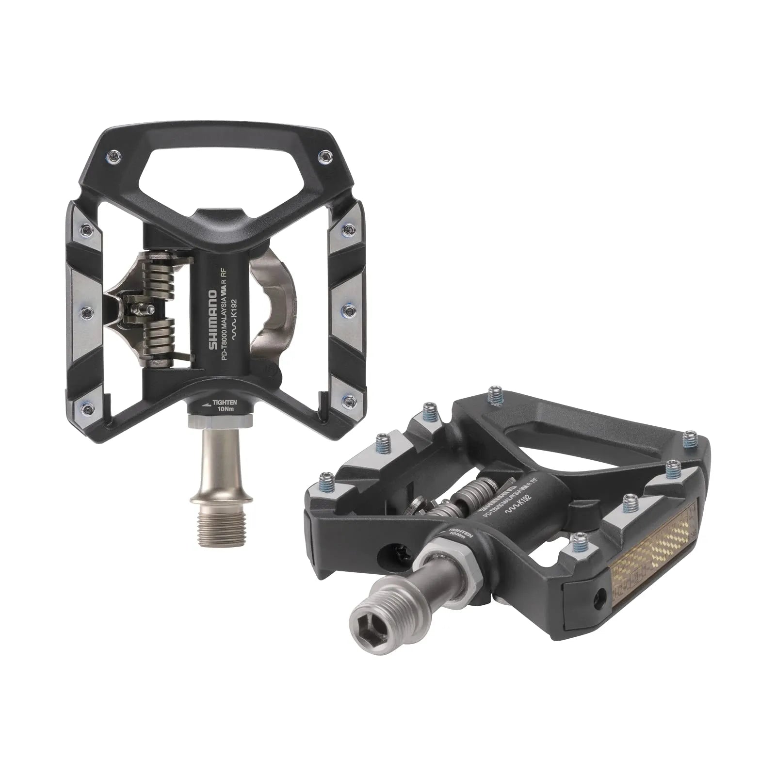 Shimano XT T8000 SPD DUAL Pedals - BLACK