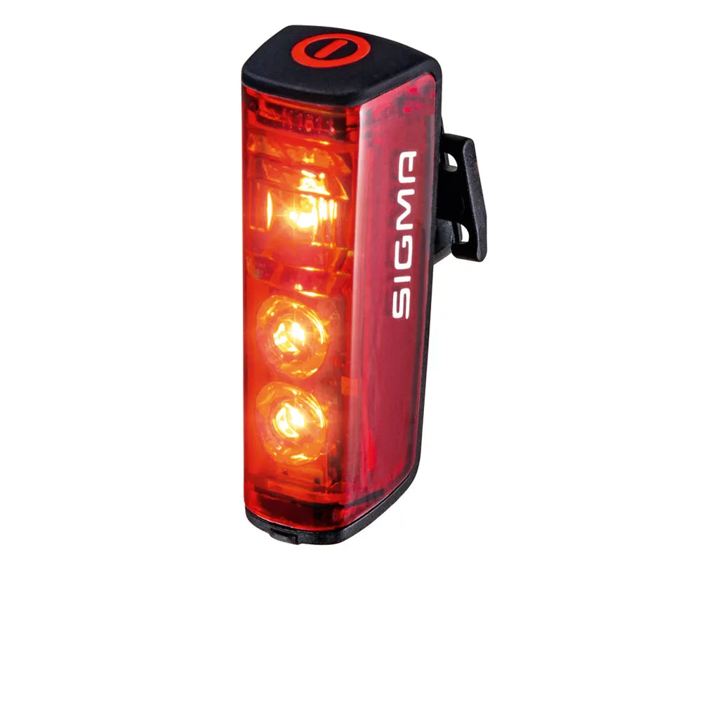 Sigma BATTERY REAR LIGHT BLAZE LED USB WITH BRAKE LIGHT FUNCTION - Red