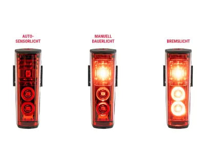 Sigma BATTERY REAR LIGHT BLAZE LED USB WITH BRAKE LIGHT FUNCTION - Red