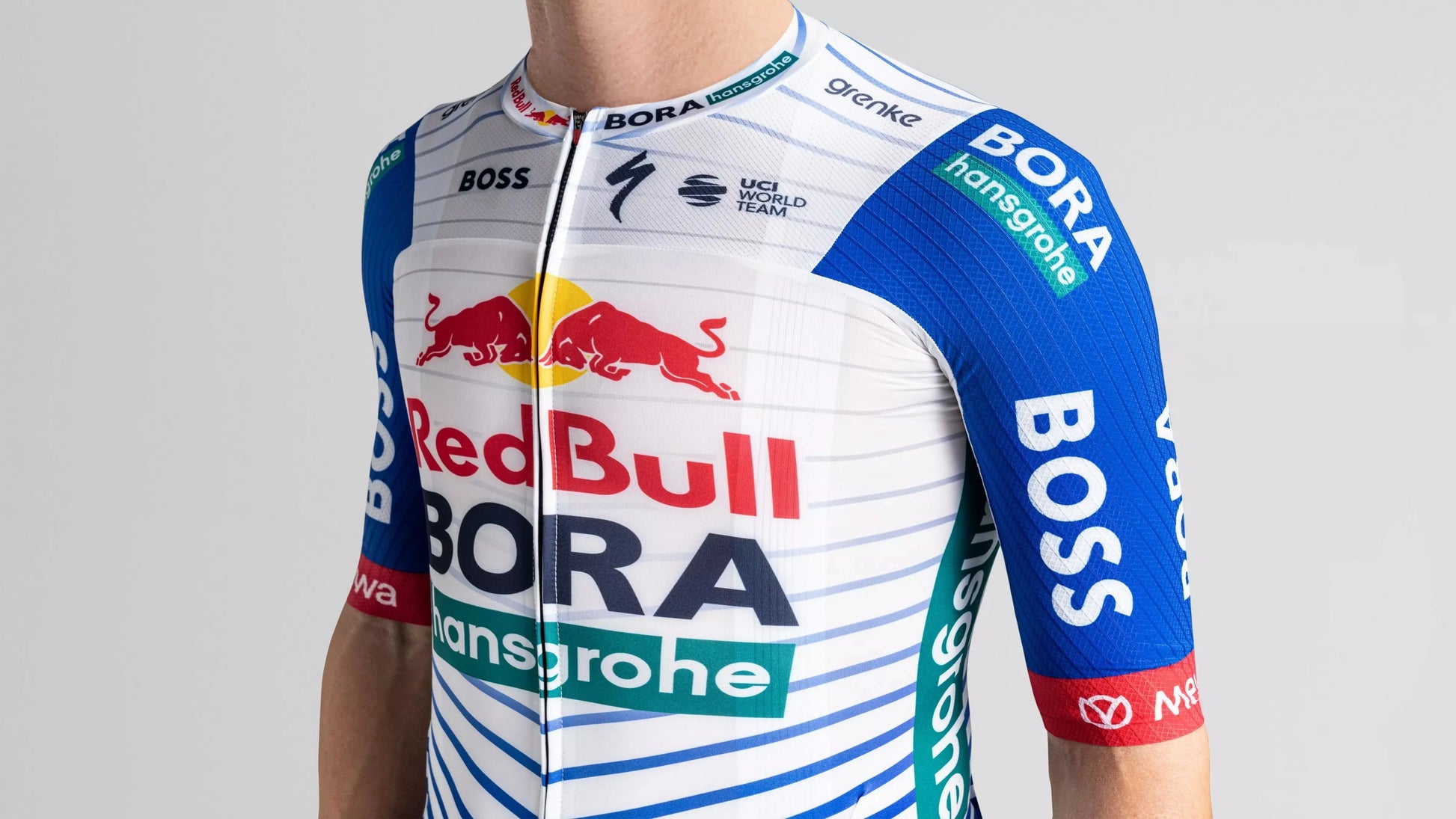 Specialized RBH RACE JERSEY SS LTD 2026 - WHITE/RED BULL BLUE -
