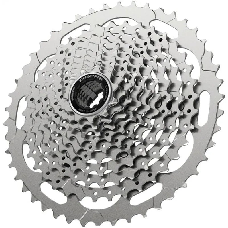 TA SHIMANO CASSETTE DEORE CS-M4100 HYPERGLIDE 10V PLATA 11-46