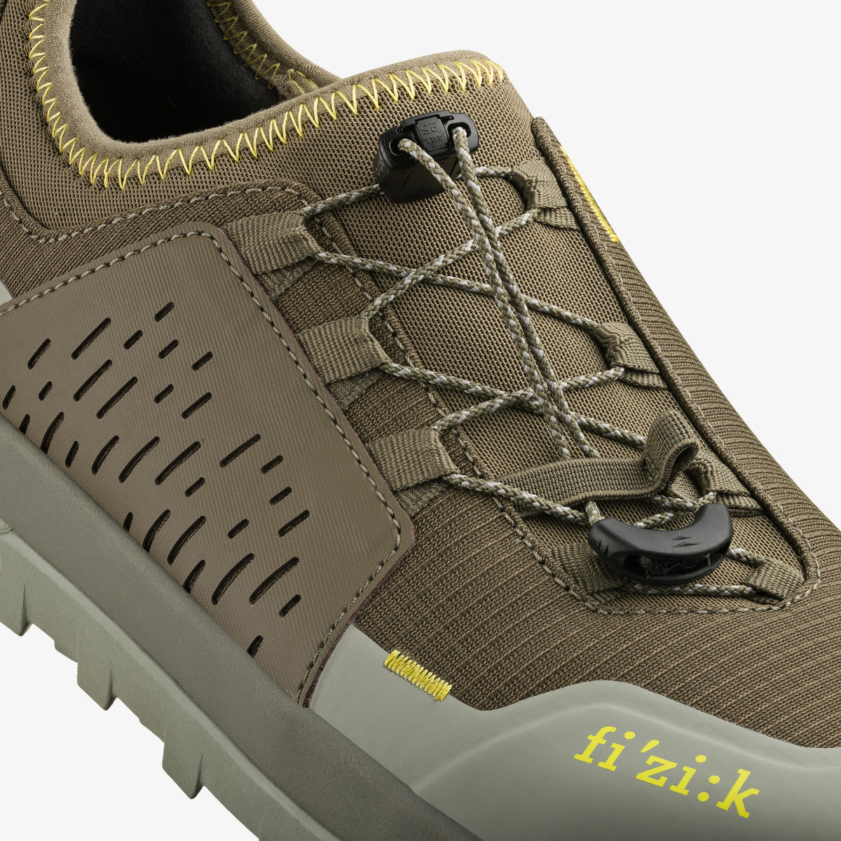 FIZIK TERRA ERGOLACE 2 GRAVEL SHOES - FOREST GREEN/CARAMEL
