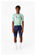 VELODROM Raceday Txtr 3.0 Maillot Ciclismo - Light Green Blanco