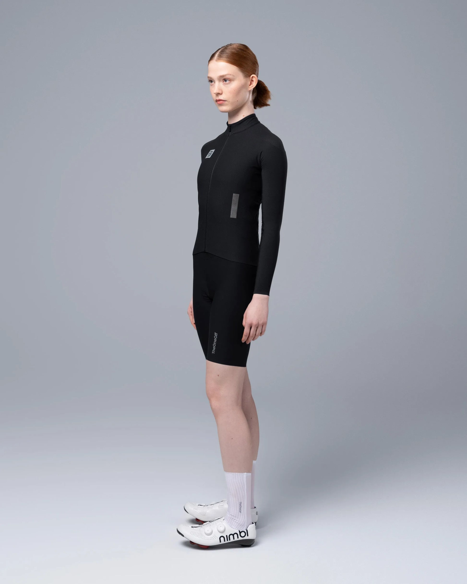 THE ONE OFF Neon Women Long Sleeve Jersey - Future Black
