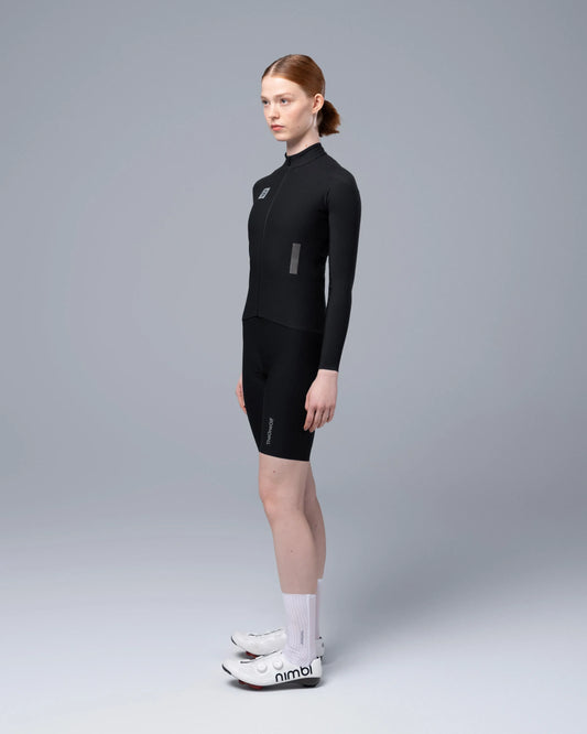 THE ONE OFF Neon Women Long Sleeve Jersey - Future Black