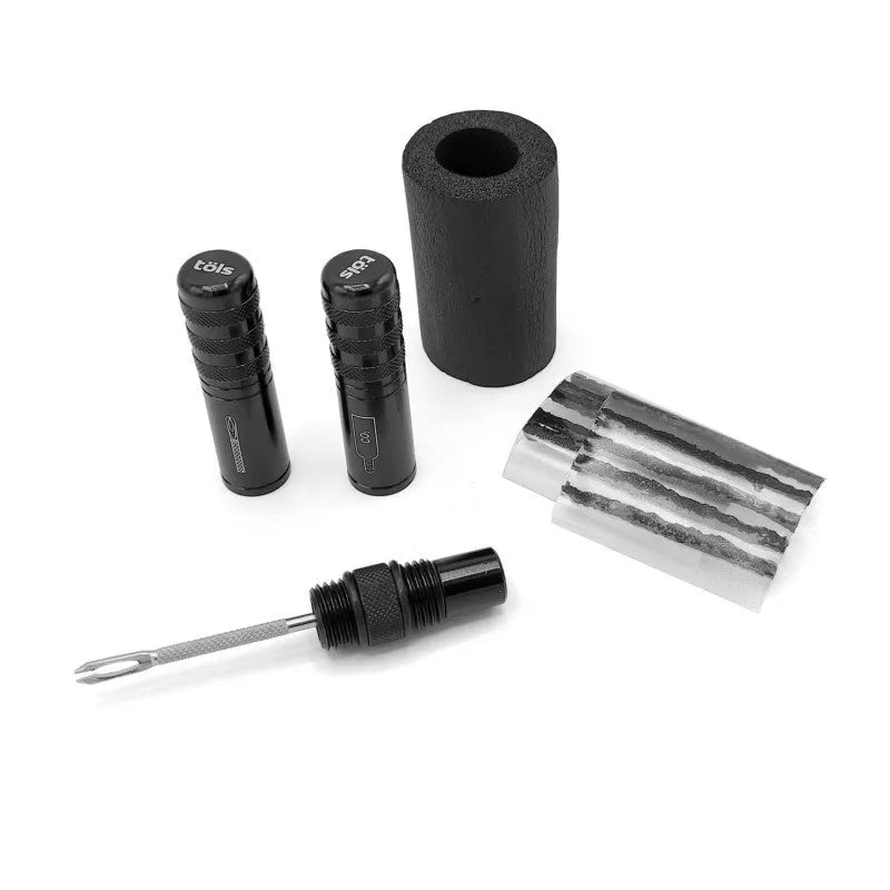 TOLS Tubeless Repair Kit + C02 Adapter - Black