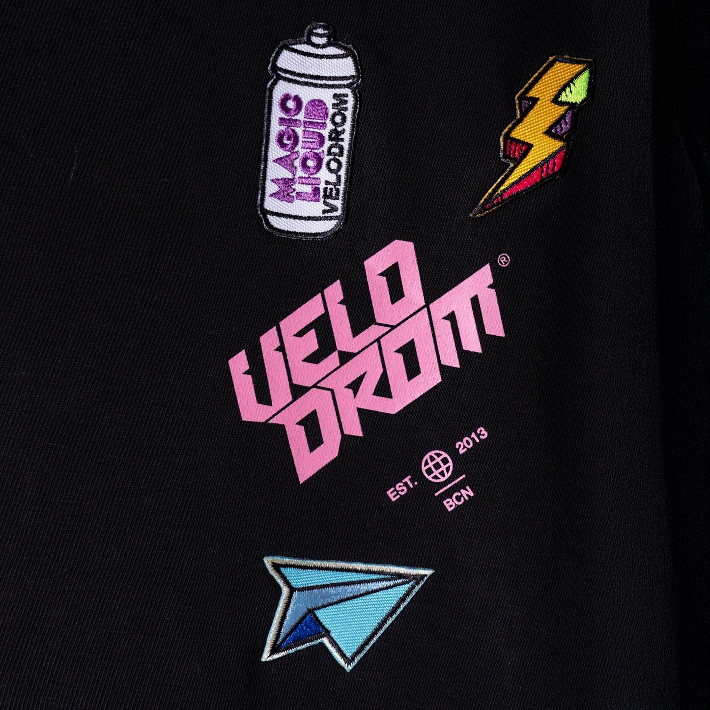VELODROM Limited Drop Patch Edition Tshirt - Black