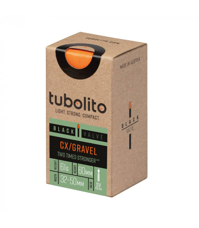 TUBOLITO Tubo CX/Gravel All Sv 60mm Tube Presta 700x50c- Orange