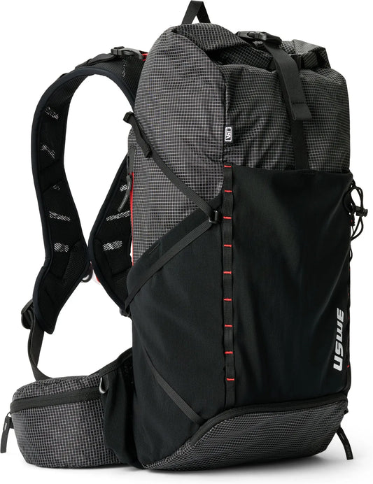 USWE ROLLTOP VST 18 BACKPACK - BLACK