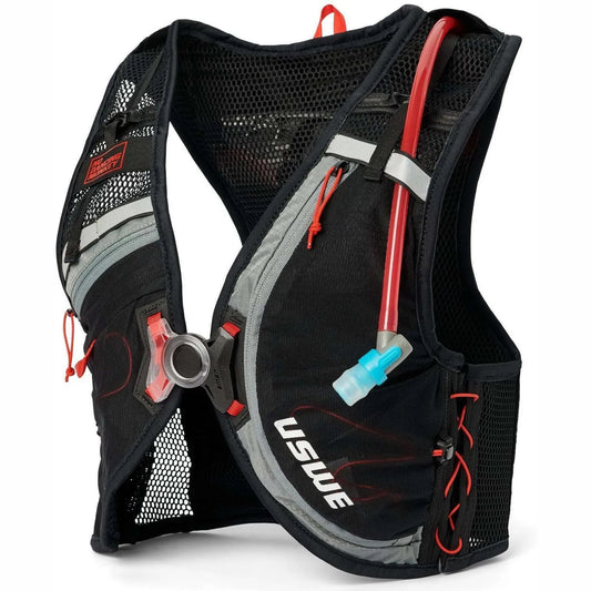 USWE RUSH 8 HYDRATION VEST - BLACK/BLUE