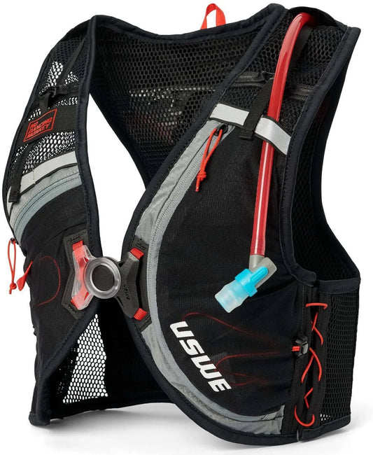 USWE RUSH 8 HYDRATION VEST - BLACK/GREY