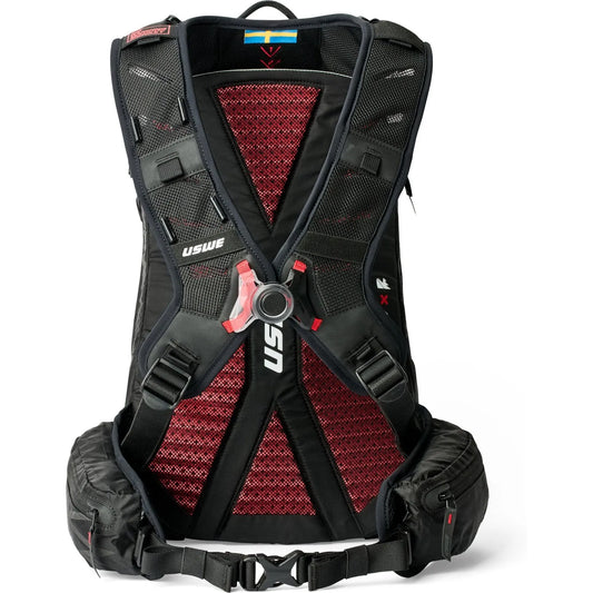 USWE ZIPPERED VST 16 BACKPACK - BLACK