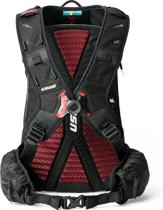 USWE ZIPPERED VST 25 BACKPACK - BLACK