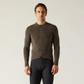 VELOCIO Luxe Merino Long Sleeve Jersey - Black Olive
